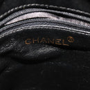CHANEL Matelasse Hand Bag Suede Black CC Auth 107630-18