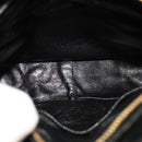 CHANEL Matelasse Hand Bag Suede Black CC Auth 107630-10