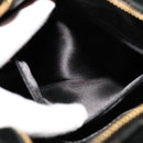 CHANEL Matelasse Hand Bag Suede Black CC Auth 107630-22