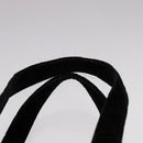 CHANEL Matelasse Hand Bag Suede Black CC Auth 107630-14