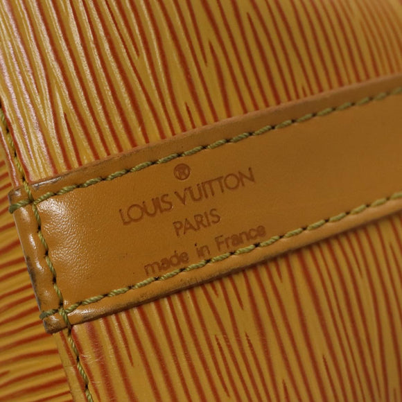 LOUIS VUITTON Epi Petit Noe Shoulder Bag Yellow M44109 LV Auth 107680