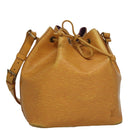 LOUIS VUITTON Epi Petit Noe Shoulder Bag Yellow M44109 LV Auth 107680-1