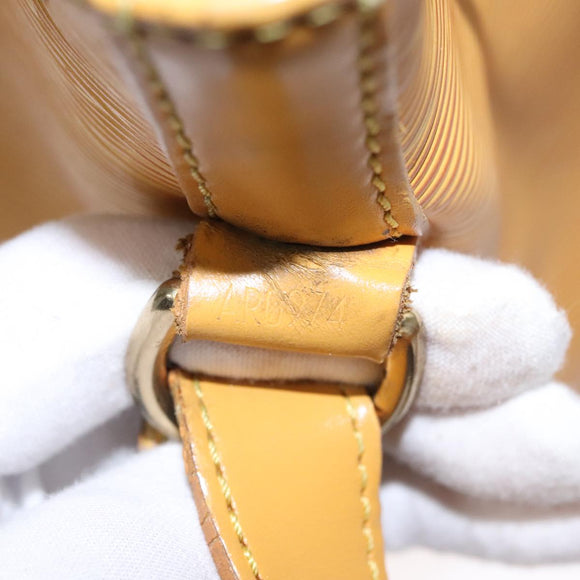 LOUIS VUITTON Epi Petit Noe Shoulder Bag Yellow M44109 LV Auth 107680