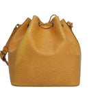LOUIS VUITTON Epi Petit Noe Shoulder Bag Yellow M44109 LV Auth 107680-2