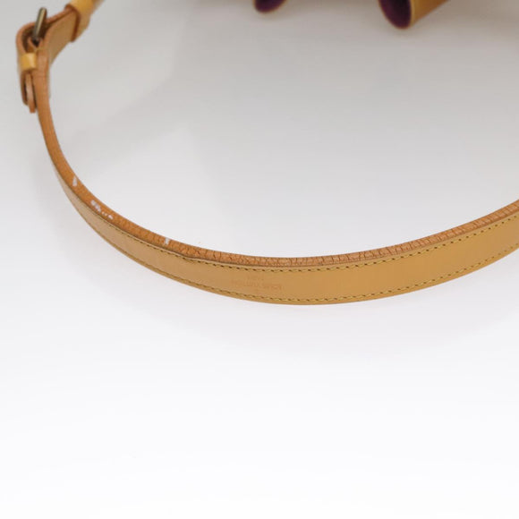 LOUIS VUITTON Epi Petit Noe Shoulder Bag Yellow M44109 LV Auth 107680