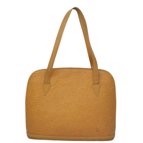 LOUIS VUITTON Epi Lussac Shoulder Bag Yellow M52289 LV Auth 107685