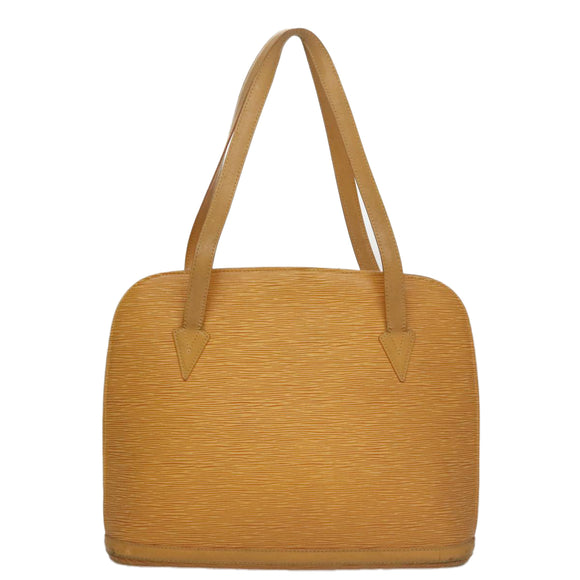 LOUIS VUITTON Epi Lussac Shoulder Bag Yellow M52289 LV Auth 107685