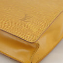 LOUIS VUITTON Epi Sac Plat Hand Bag Yellow M52079 LV Auth 107687-14