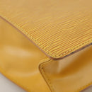 LOUIS VUITTON Epi Sac Plat Hand Bag Yellow M52079 LV Auth 107687-15
