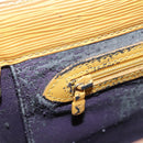 LOUIS VUITTON Epi Sac Plat Hand Bag Yellow M52079 LV Auth 107687-20