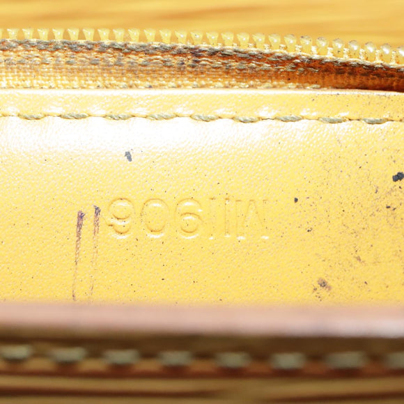 LOUIS VUITTON Epi Sac Plat Hand Bag Yellow M52079 LV Auth 107687