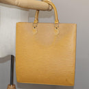 LOUIS VUITTON Epi Sac Plat Hand Bag Yellow M52079 LV Auth 107687-21