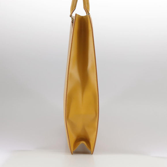 LOUIS VUITTON Epi Sac Plat Hand Bag Yellow M52079 LV Auth 107687