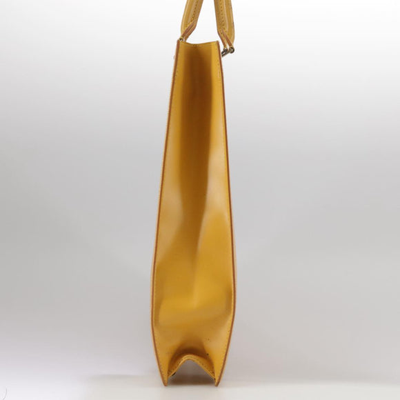 LOUIS VUITTON Epi Sac Plat Hand Bag Yellow M52079 LV Auth 107687