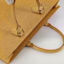 LOUIS VUITTON Epi Sac Plat Hand Bag Yellow M52079 LV Auth 107687-6