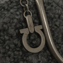 Salvatore Ferragamo Hand Bag Wool Gray Auth 107695-10