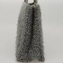 Salvatore Ferragamo Hand Bag Wool Gray Auth 107695-3