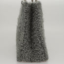 Salvatore Ferragamo Hand Bag Wool Gray Auth 107695-4