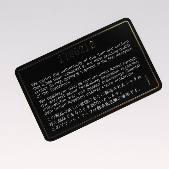 CHANEL Matelasse Chain Shoulder Bag Leather White Gold CC Auth 107700