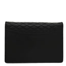 CELINE Chain Shoulder Bag Leather Black Gold Auth 107711V-2