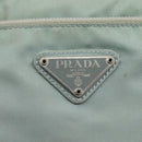 PRADA Shoulder Bag Nylon Light Blue Auth 107715-17