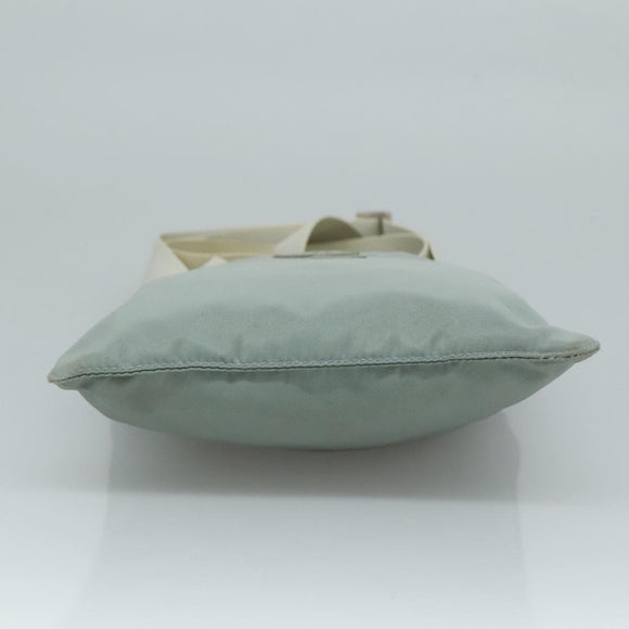 PRADA Shoulder Bag Nylon Light Blue Auth 107715