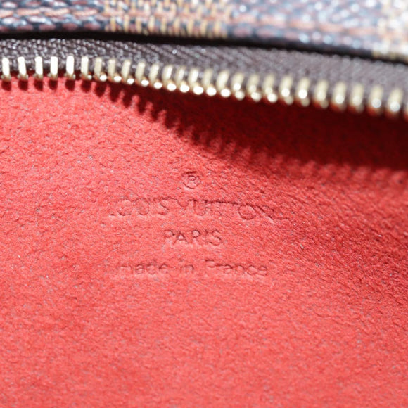 LOUIS VUITTON Damier Ebene Manosque GM Accessory Pouch N51120 LV Auth 107745V