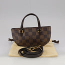 LOUIS VUITTON Damier Ebene Manosque GM Accessory Pouch N51120 LV Auth 107745V-12