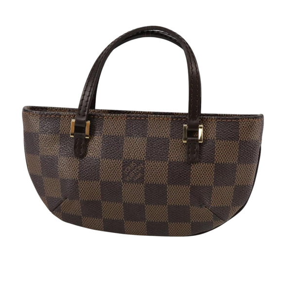 LOUIS VUITTON Damier Ebene Manosque GM Accessory Pouch N51120 LV Auth 107745V
