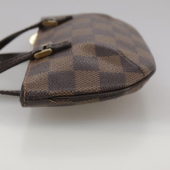 LOUIS VUITTON Damier Ebene Manosque GM Accessory Pouch N51120 LV Auth 107745V