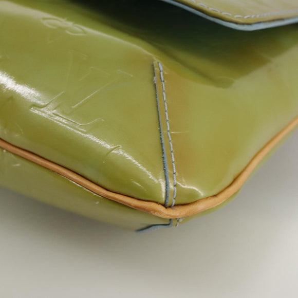 LOUIS VUITTON Monogram Vernis Thompson Street Bag Baby Blue M91009 Auth 107752