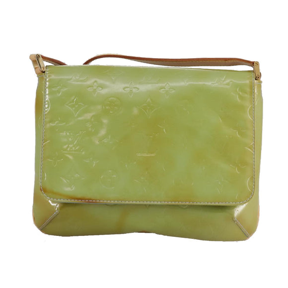 LOUIS VUITTON Monogram Vernis Thompson Street Bag Baby Blue M91009 Auth 107752