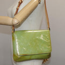 LOUIS VUITTON Monogram Vernis Thompson Street Bag Baby Blue M91009 Auth 107752-21