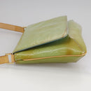 LOUIS VUITTON Monogram Vernis Thompson Street Bag Baby Blue M91009 Auth 107752-3