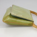 LOUIS VUITTON Monogram Vernis Thompson Street Bag Baby Blue M91009 Auth 107752-4