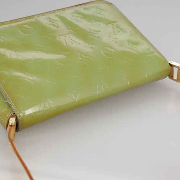 LOUIS VUITTON Monogram Vernis Thompson Street Bag Baby Blue M91009 Auth 107752