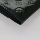 LOUIS VUITTON Vernis Portefeiulle Sarah Long Wallet Bluenuit M93667 Auth 107764V-15