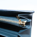 LOUIS VUITTON Vernis Portefeiulle Sarah Long Wallet Bluenuit M93667 Auth 107764V-25