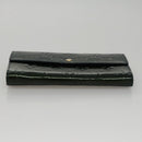 LOUIS VUITTON Vernis Portefeiulle Sarah Long Wallet Bluenuit M93667 Auth 107764V-5
