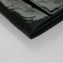LOUIS VUITTON Vernis Portefeiulle Sarah Long Wallet Bluenuit M93667 Auth 107764V-7
