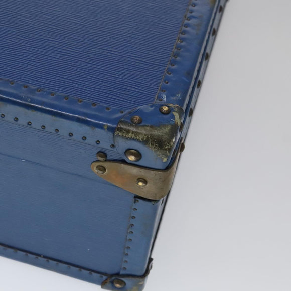 LOUIS VUITTON Epi Alzer 65 Trunk Blue LV Auth 107772SV