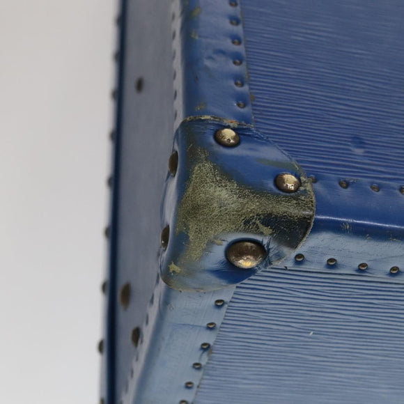 LOUIS VUITTON Epi Alzer 65 Trunk Blue LV Auth 107772A