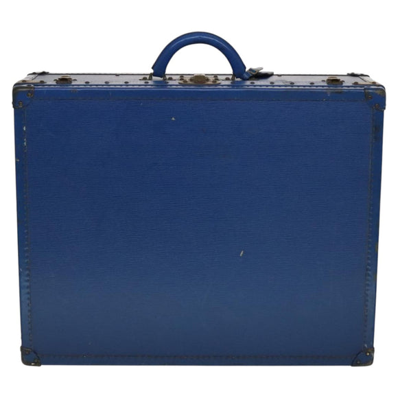LOUIS VUITTON Epi Alzer 65 Trunk Blue LV Auth 107772A