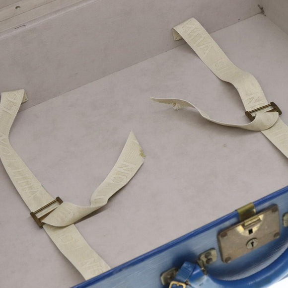 LOUIS VUITTON Epi Alzer 65 Trunk Blue LV Auth 107772A