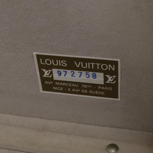LOUIS VUITTON Epi Alzer 65 Trunk Blue LV Auth 107772A