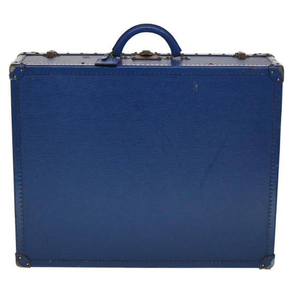 LOUIS VUITTON Epi Alzer 65 Trunk Blue LV Auth 107772SV