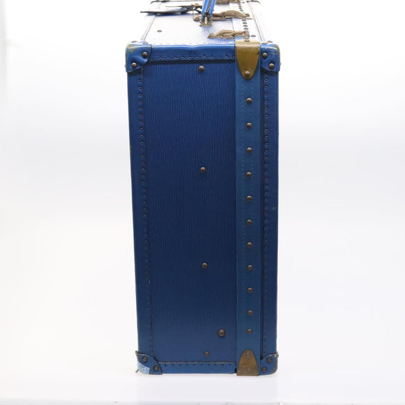 LOUIS VUITTON Epi Alzer 65 Trunk Blue LV Auth 107772SV