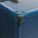 LOUIS VUITTON Epi Alzer 75 Trunk Blue LV Auth 107773SV-17