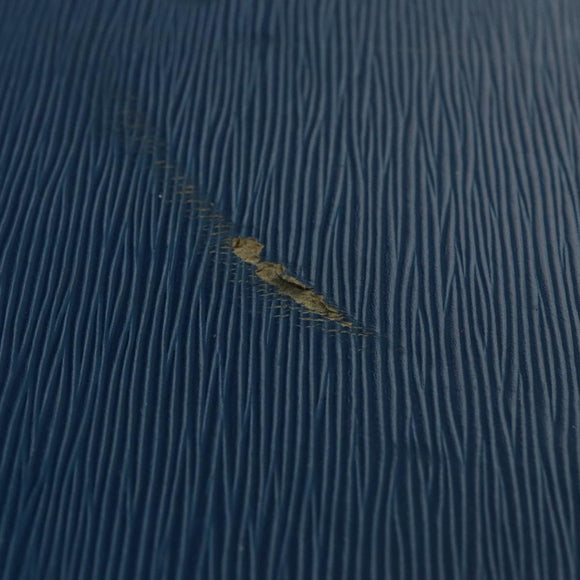 LOUIS VUITTON Epi Alzer 75 Trunk Blue LV Auth 107773A