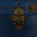 LOUIS VUITTON Epi Alzer 75 Trunk Blue LV Auth 107773A-18